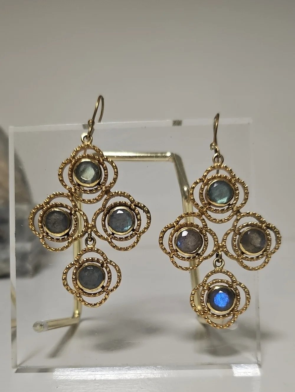Vermeil Labradorite earrings